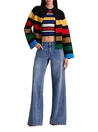 Pearson Striped Sweater Jacket