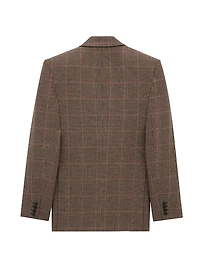 Jacket in Prince of Wales Wool