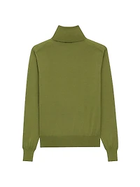 Turtleneck Sweater Cashmere, Wool, and Silk
