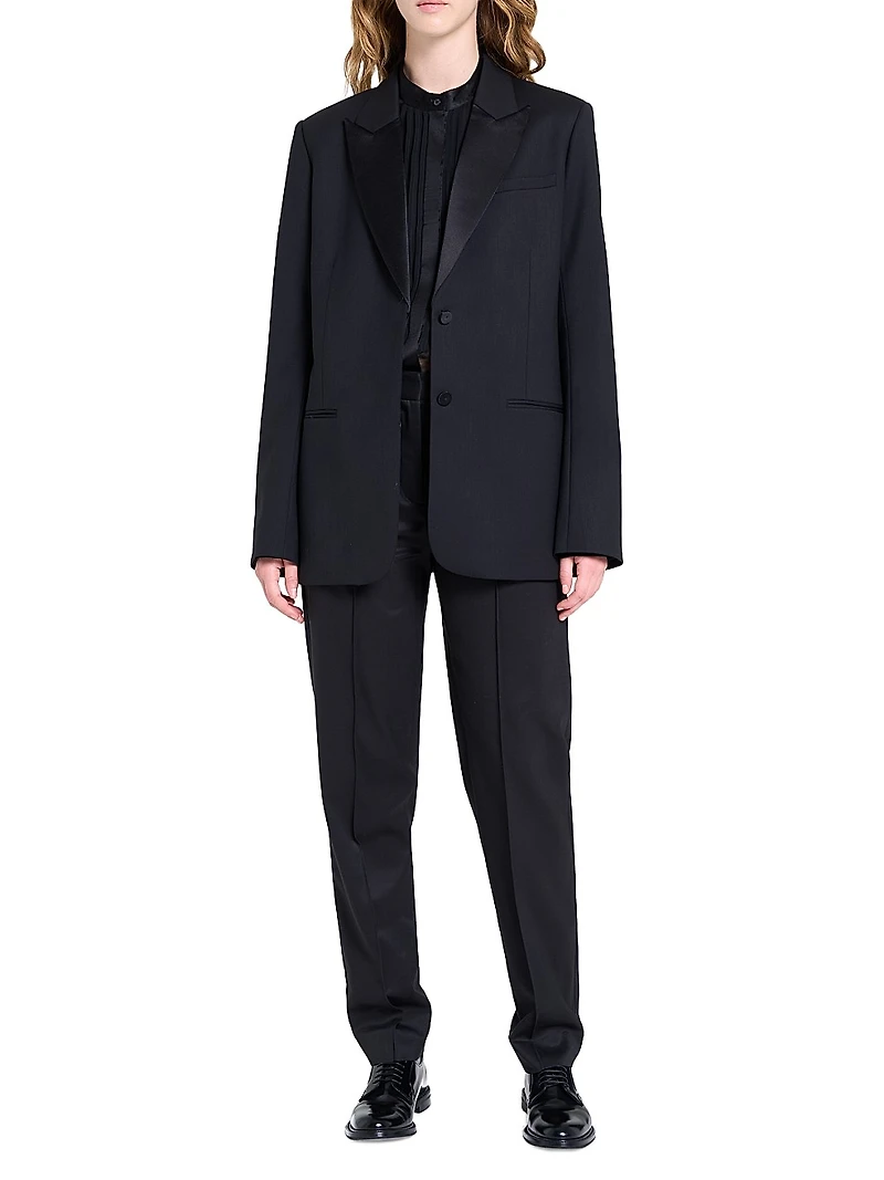 Harrison Stretch Wool Tapered Pants