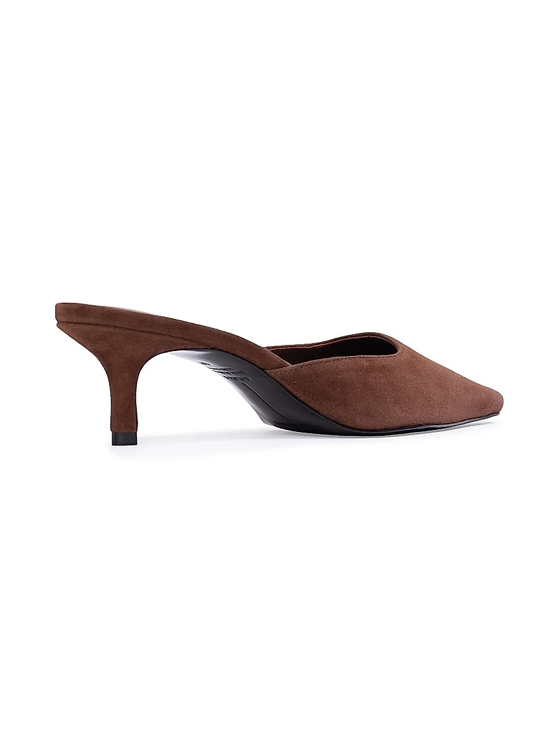 Riley 50MM Suede Mules