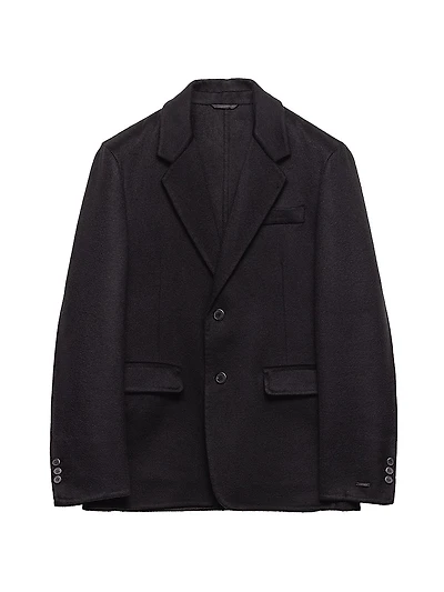 Single-Breasted Cashmere Jacket