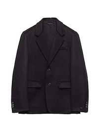 Single-Breasted Cashmere Jacket