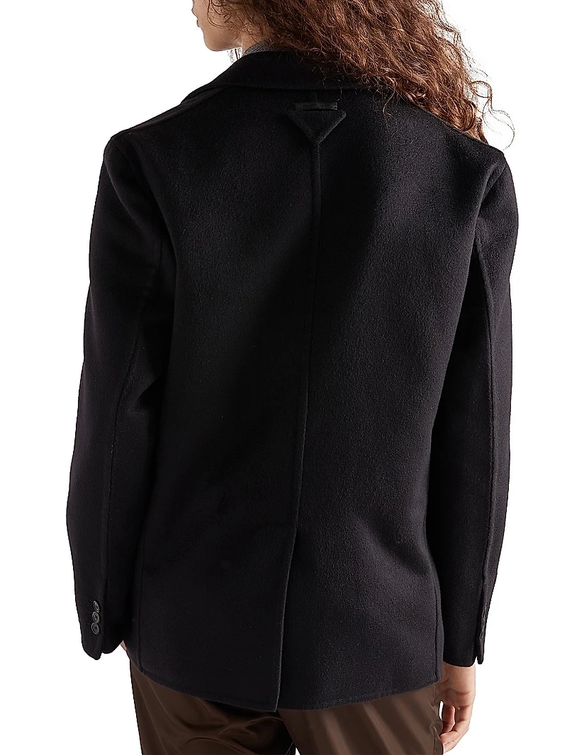 Single-Breasted Cashmere Jacket