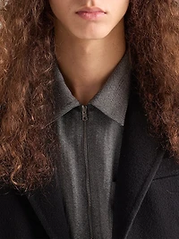Single-Breasted Cashmere Jacket