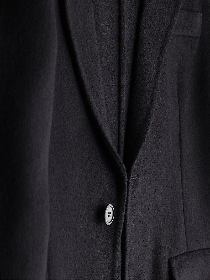 Single-Breasted Cashmere Jacket