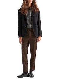 Single-Breasted Cashmere Jacket