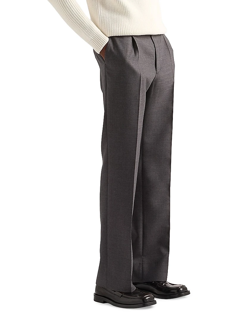 Wool and Silk Pants