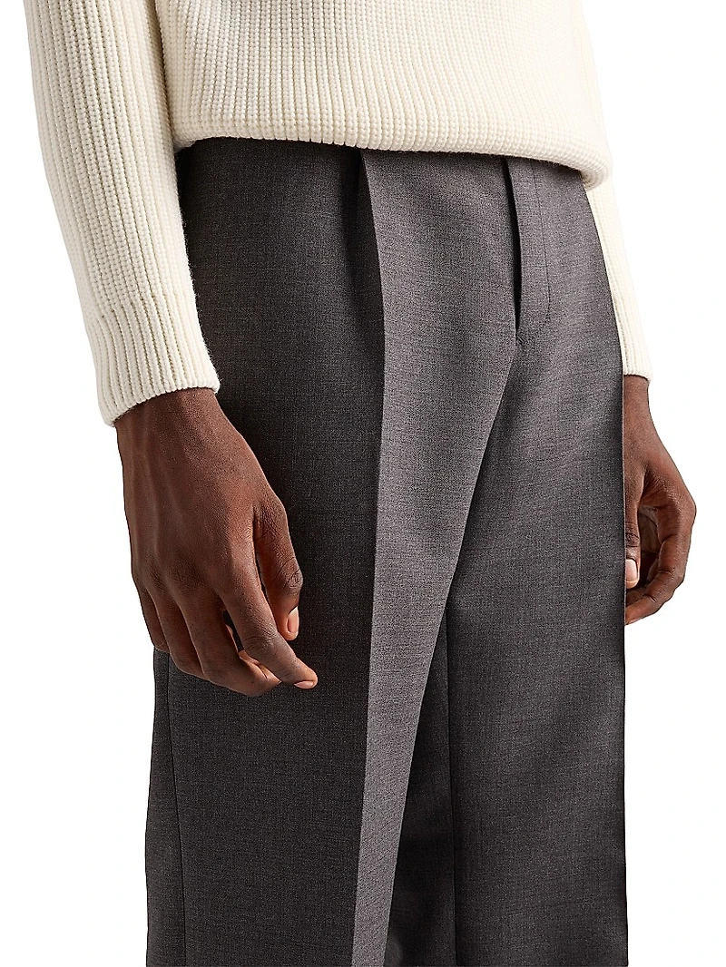 Wool and Silk Pants