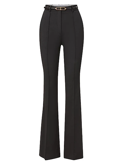 Gracie Wool Belted Pants