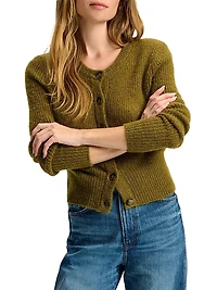 Gilmour Mohair-Alpaca Cardigan