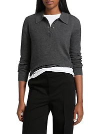 Jorden Cashmere Polo Top