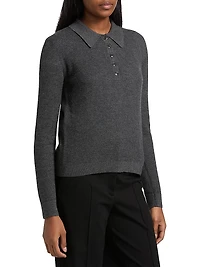 Jorden Cashmere Polo Top