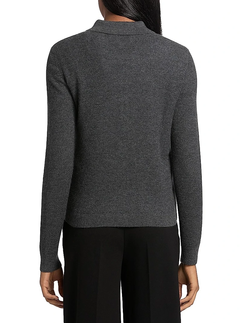 Jorden Cashmere Polo Top