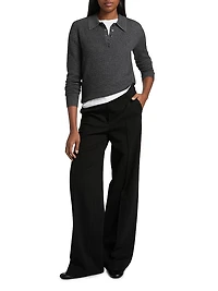 Jorden Cashmere Polo Top