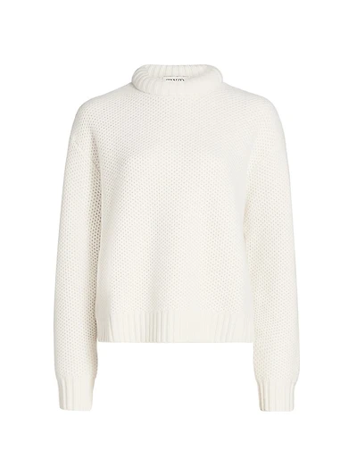 Waffle Cashmere Thermal Sweater