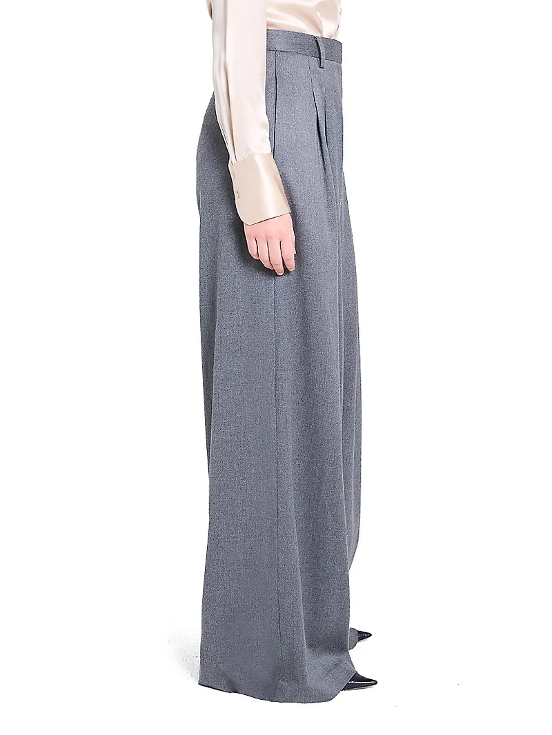 Avery Tailored Wool Straight-Leg Pants