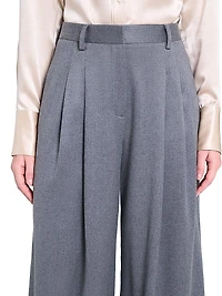Avery Tailored Wool Straight-Leg Pants