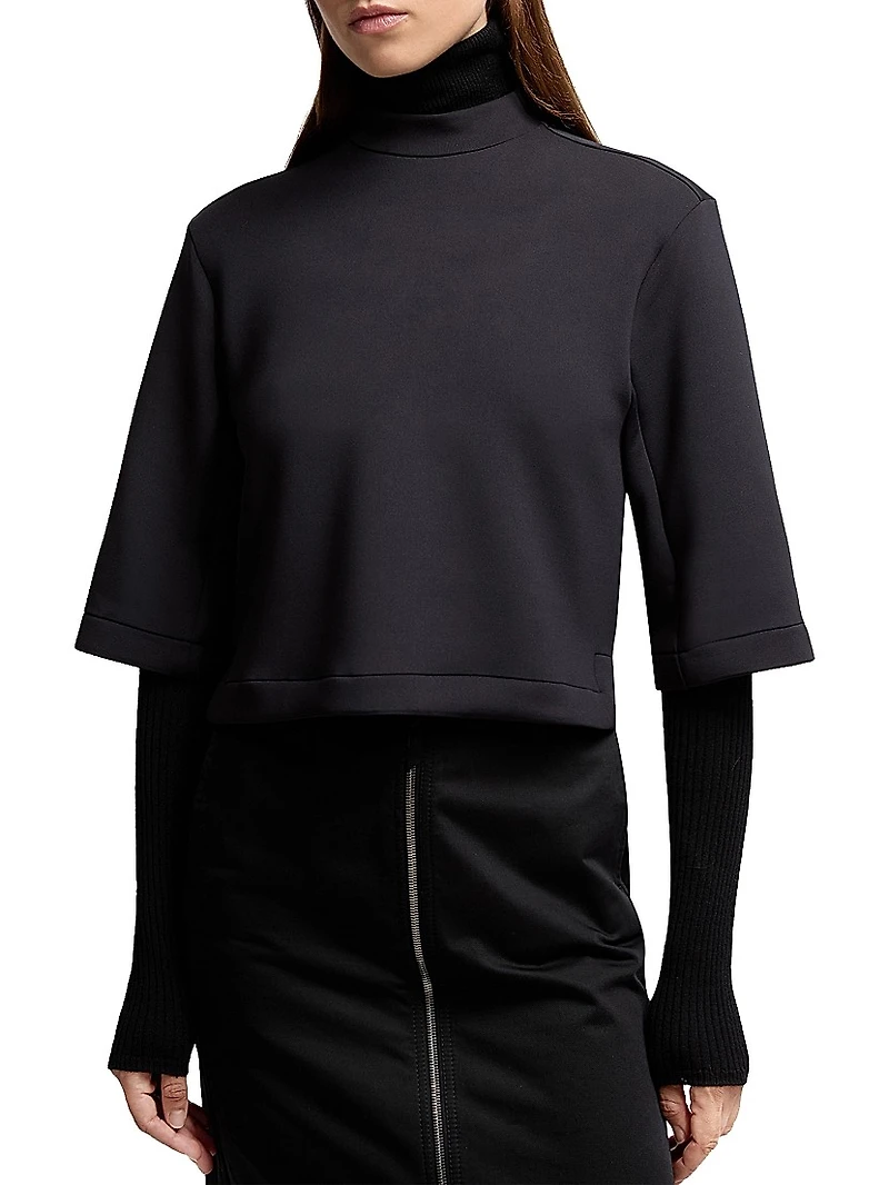 Moncler x EE72 by Edward Enninful Crewneck T-Shirt Neoprene