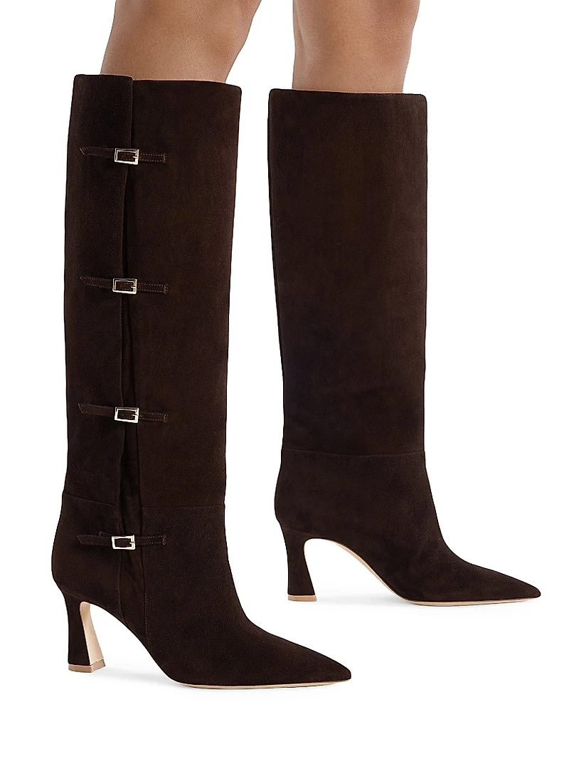 Nolan 70MM Suede Knee-High Boots