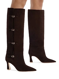 Nolan 70MM Suede Knee-High Boots