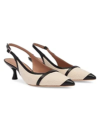 Jama 45MM Boucle Slingback Pumps