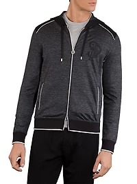 Hooded Full Zip Sweater