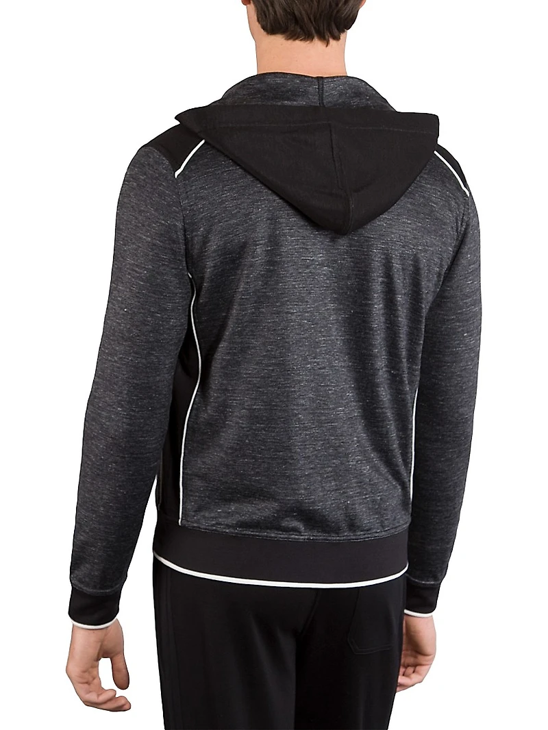 Hooded Full Zip Sweater