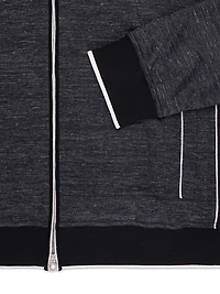 Hooded Full Zip Sweater