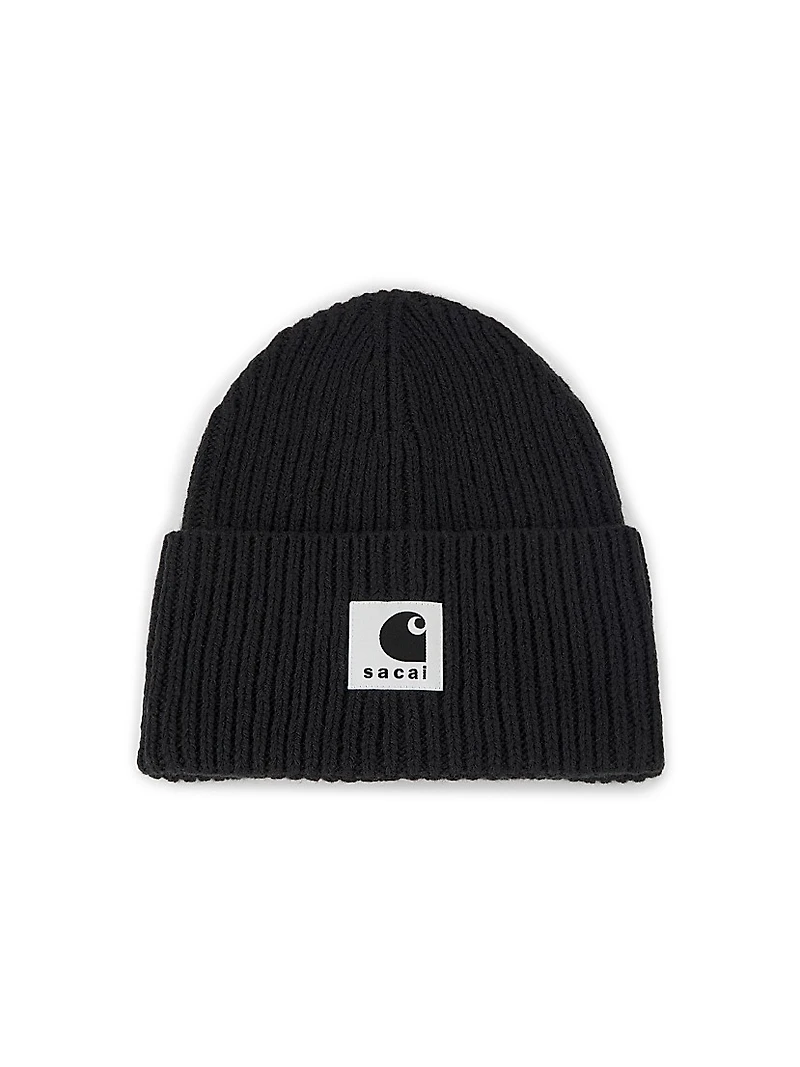 Sacai x Carhartt WIP Wool-Blend Beanie