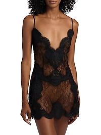 Scalloped Lace Slipdress