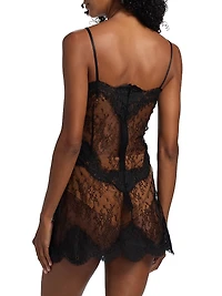 Scalloped Lace Slipdress