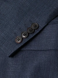 Linen-Wool Two-Button Jacket