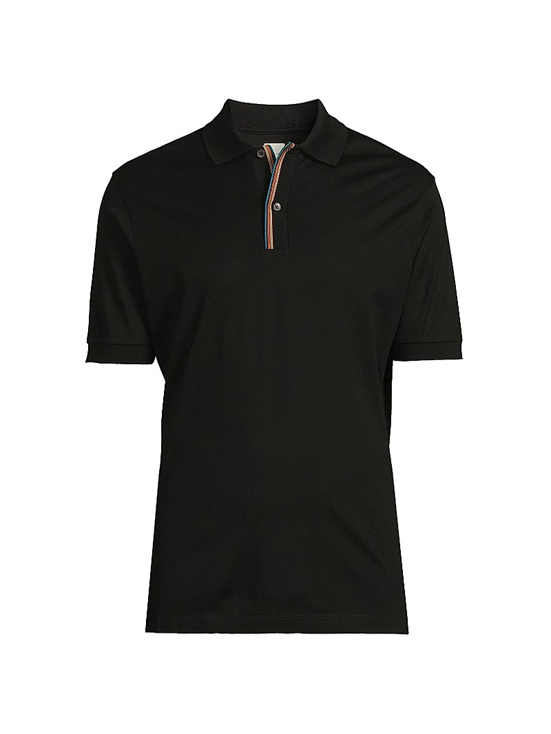 Cotton Pique Polo Shirt
