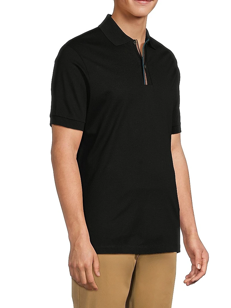 Cotton Pique Polo Shirt