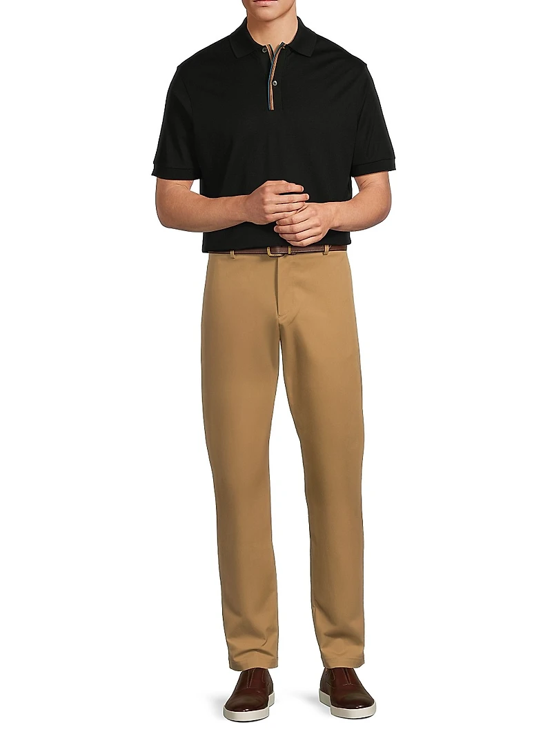 Cotton Pique Polo Shirt