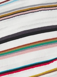 Striped Knit Short-Sleeve Shirt