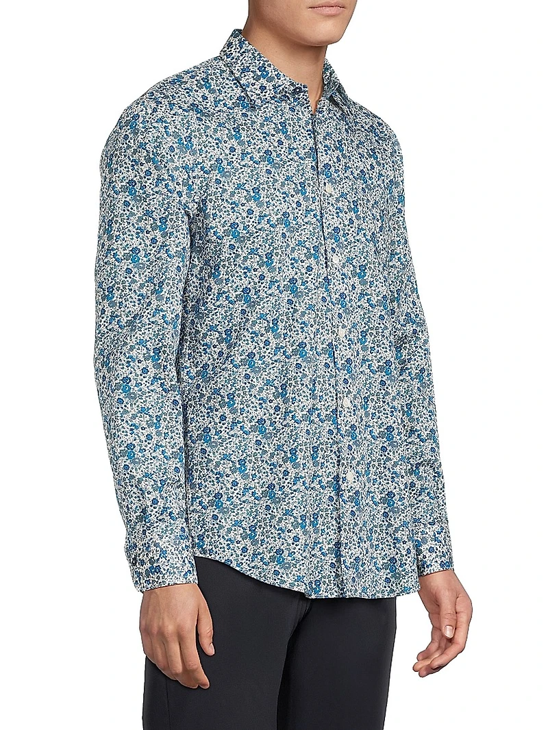 Liberty Floral Tailored-Fit Shirt