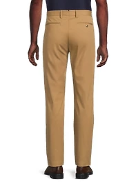 Stretch-Twill Straight-Leg Trousers
