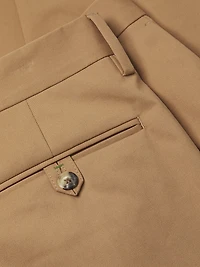 Stretch-Twill Straight-Leg Trousers