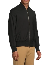 Wool Regular-Fit Bomber Jacket