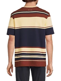 Striped Cotton Crewneck T-Shirt