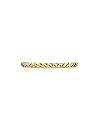 Petite Modern Renaissance Band Ring 18K Yellow Gold, 1.7MM