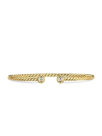 Petite Modern Renaissance Cablespira Bracelet 18K Yellow Gold