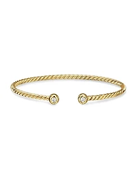 Petite Modern Renaissance Cablespira Bracelet 18K Yellow Gold