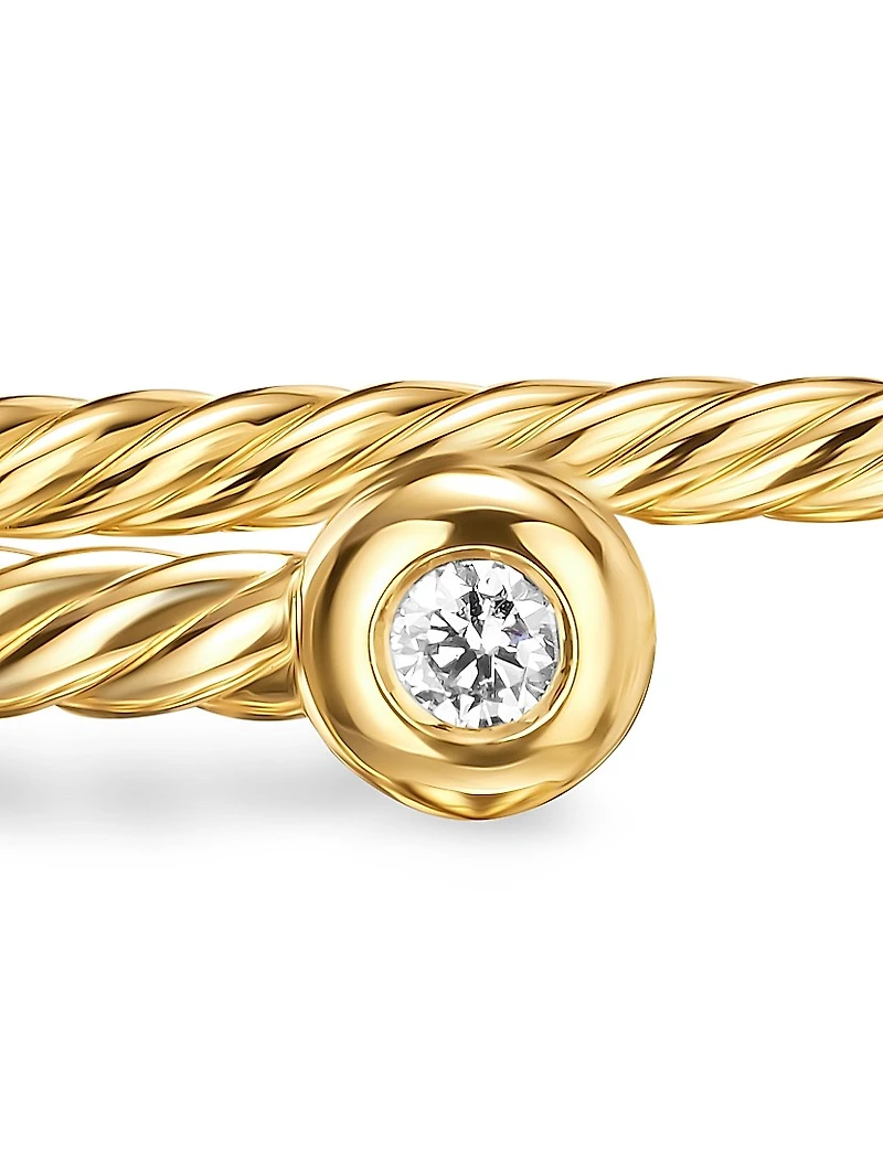 Petite Modern Renaissance Cablespira Bracelet 18K Yellow Gold