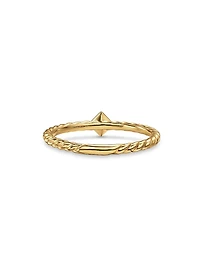 Petite Modern Renaissance Stack Ring 18K Yellow Gold