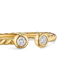Petite Modern Renaissance Open Round Ring 18K Yellow Gold