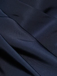 Draped Faille Strapless Ballgown