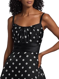 Polka Dot Organza Ballgown